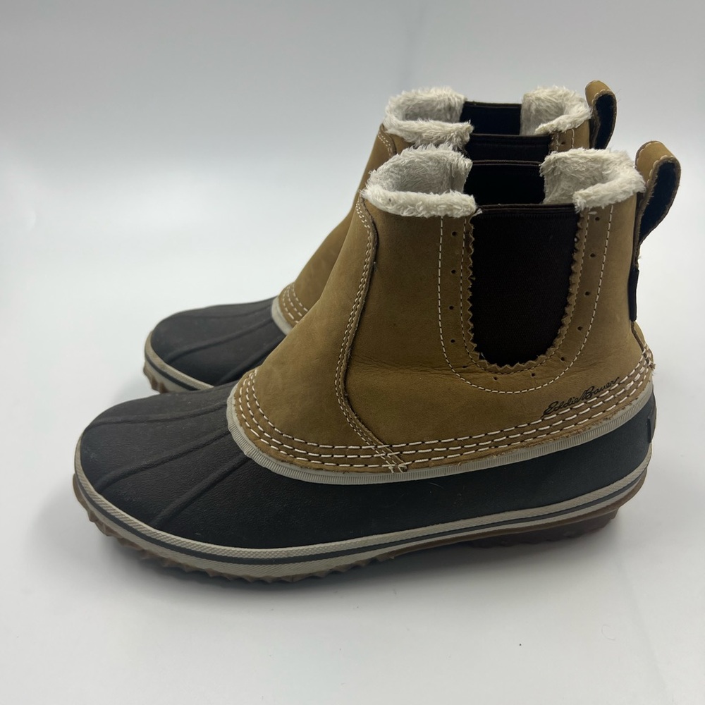 Eddie Bauer Weatherproof Boots Hunt PAC Slip On Size 8